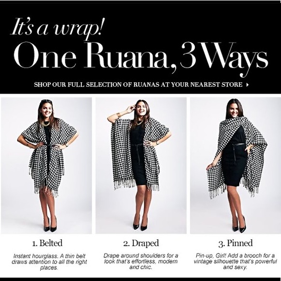 Croft & Barrow Ruana Wrap - Picture 9 of 13